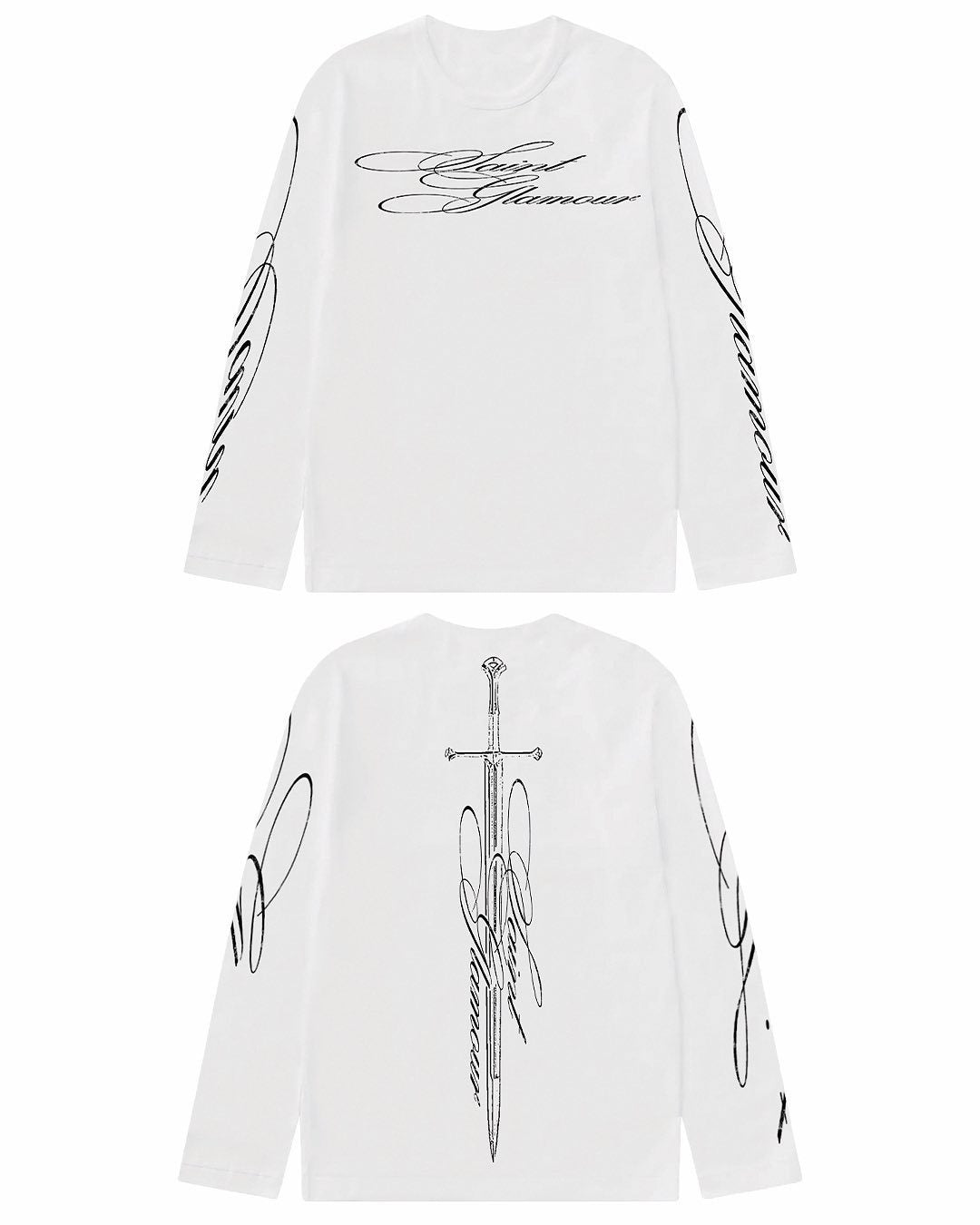 Round Neck Long-Sleeved TEE