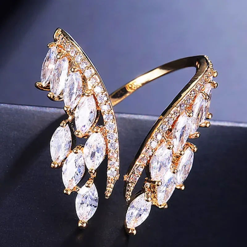 Women's Zircon Statement Rings