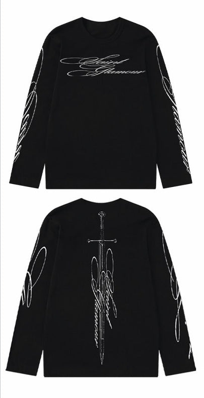 Round Neck Long-Sleeved TEE