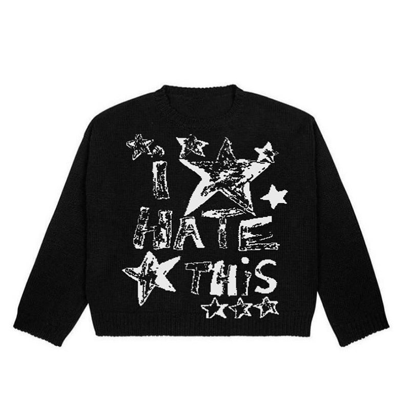 Muti graphic print long sleeve