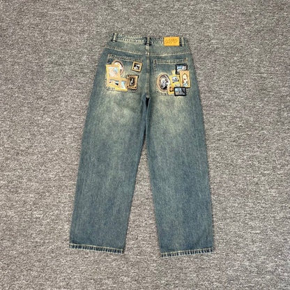 Designer Reconstruct Denim Jeans