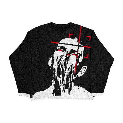Muti graphic print long sleeve