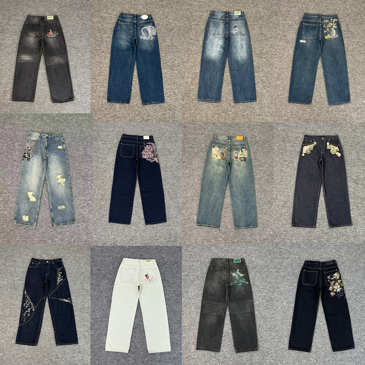 Designer Reconstruct Denim Jeans