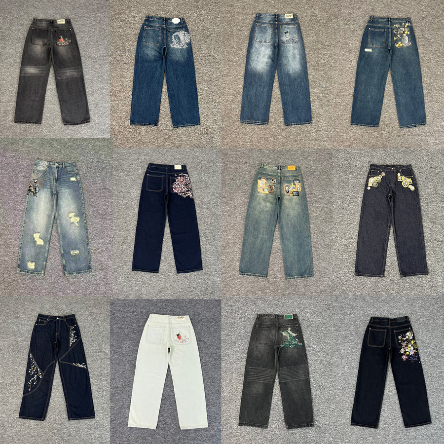 Designer Reconstruct Denim Jeans