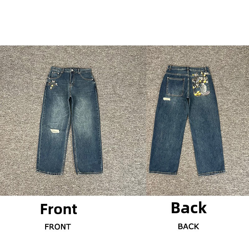 Designer Reconstruct Denim Jeans