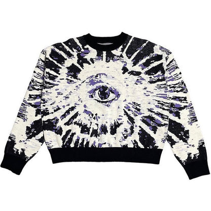 Muti graphic print long sleeve