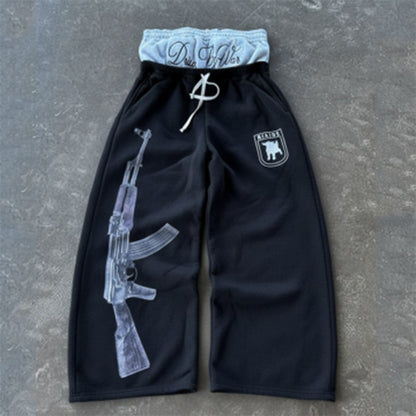 Double Waist  Sweatpants