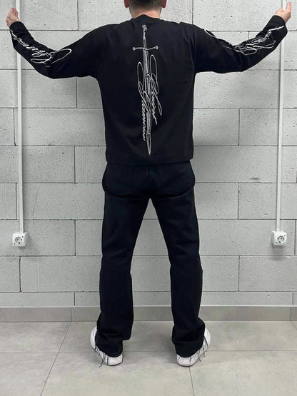 Round Neck Long-Sleeved TEE