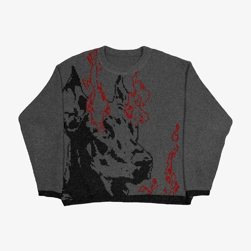 Muti graphic print long sleeve