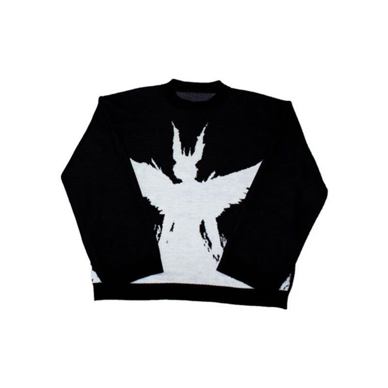 Muti graphic print long sleeve