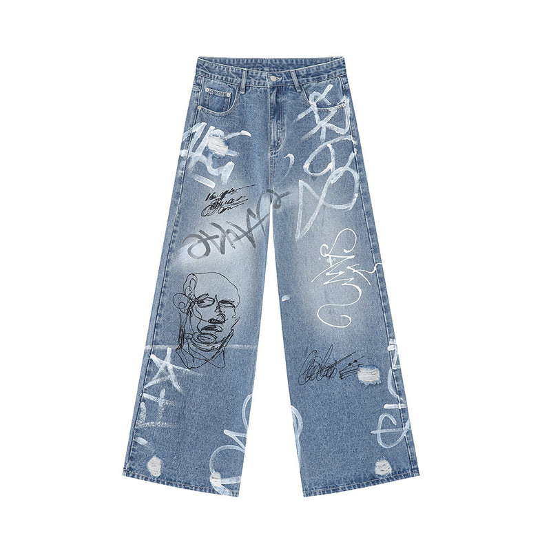 Art print Jeans