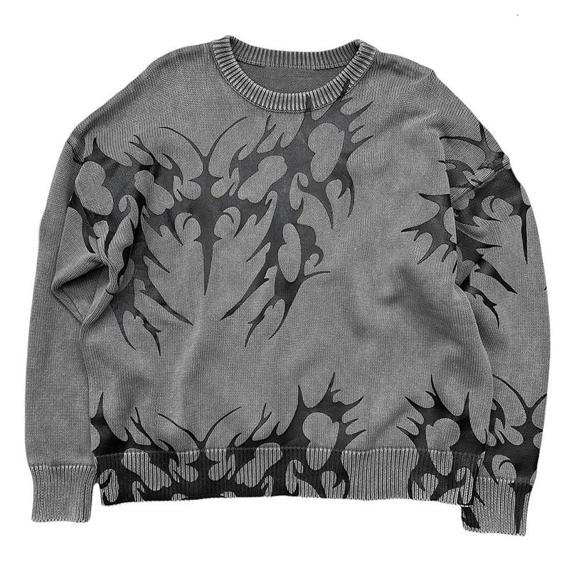 Muti graphic print long sleeve
