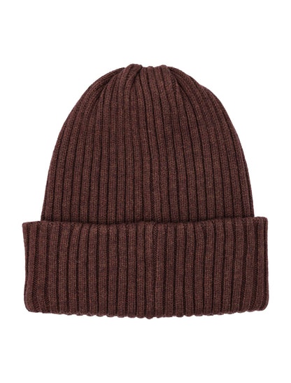EMPORIO ARMANI Ribbed Wool Beanie Hat