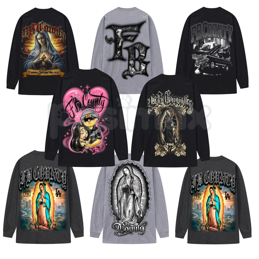 FB County Graphic Long Sleeve Tee