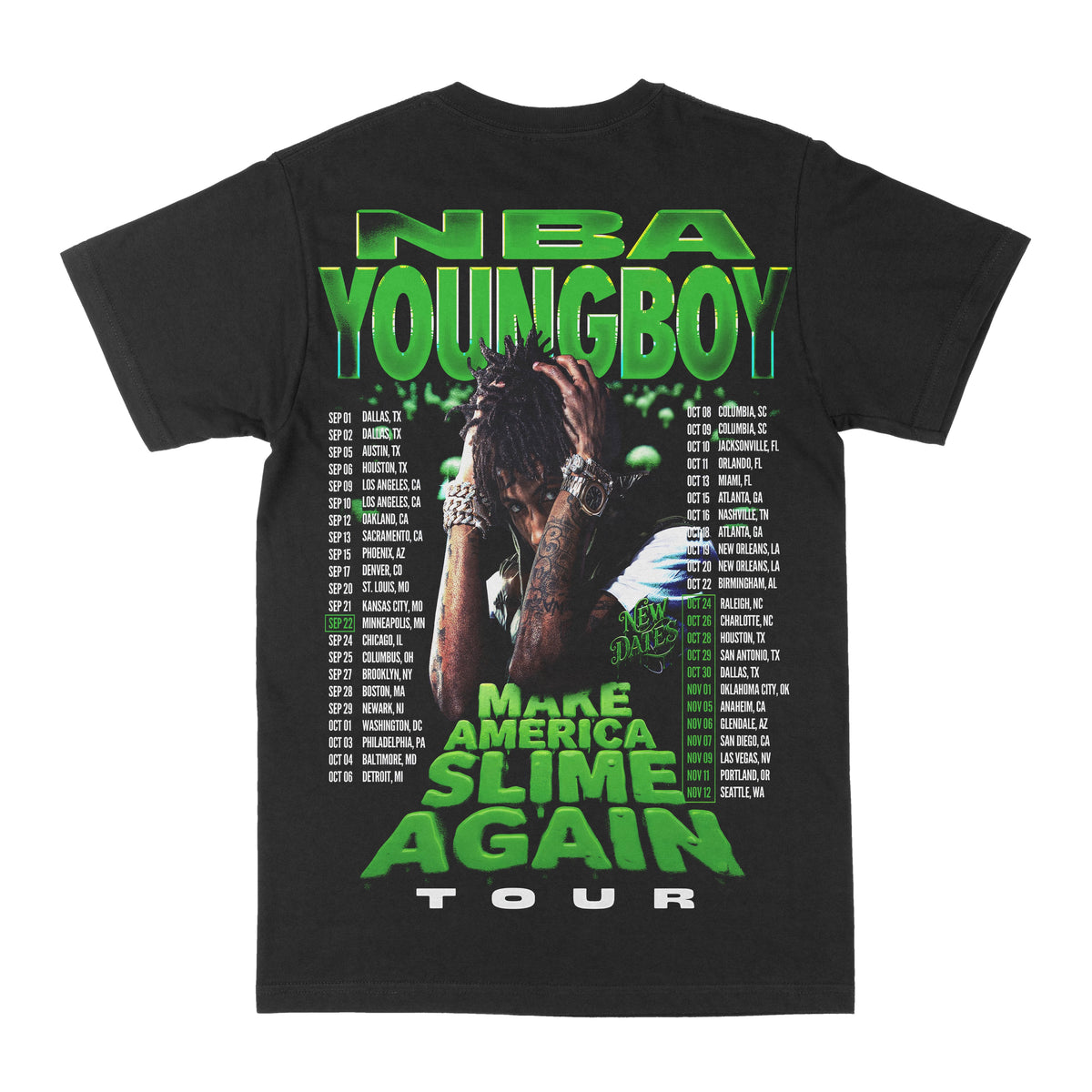 NBA Youngboy "MASA Tour 3" Graphic Tee