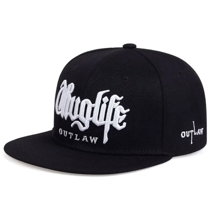 Thug Life Embroidery Snapback Baseball Cap