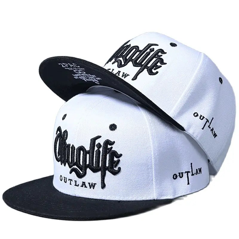 Thug Life Embroidery Snapback Baseball Cap