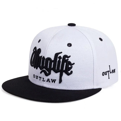 Thug Life Embroidery Snapback Baseball Cap