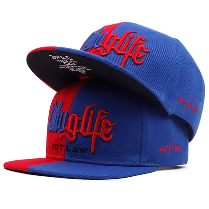 Thug Life Embroidery Snapback Baseball Cap