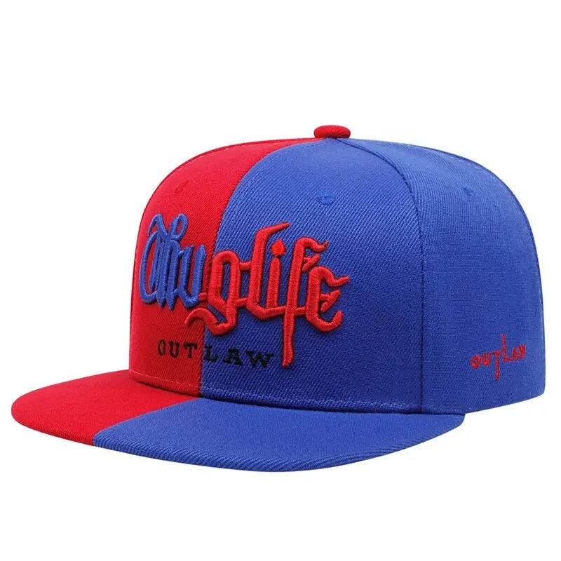 Thug Life Embroidery Snapback Baseball Cap
