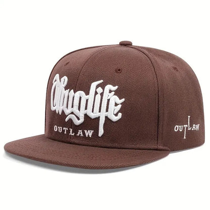 Thug Life Embroidery Snapback Baseball Cap