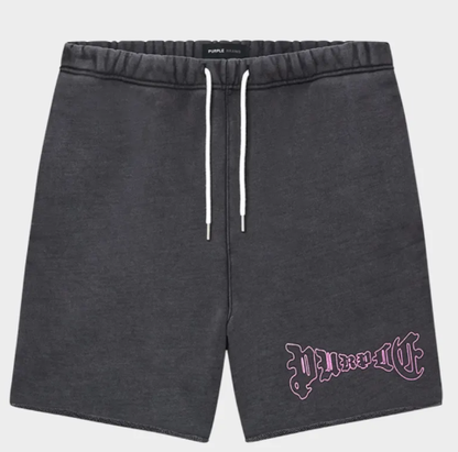 PURPLE Shorts Gothic Logo