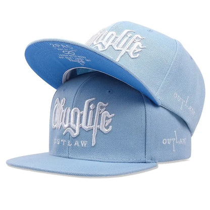 Thug Life Embroidery Snapback Baseball Cap