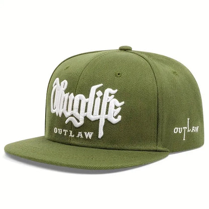 Thug Life Embroidery Snapback Baseball Cap