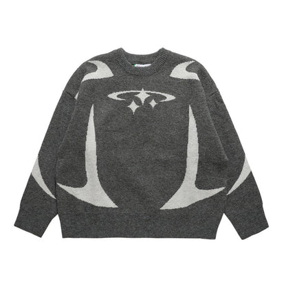 Muti graphic print long sleeve