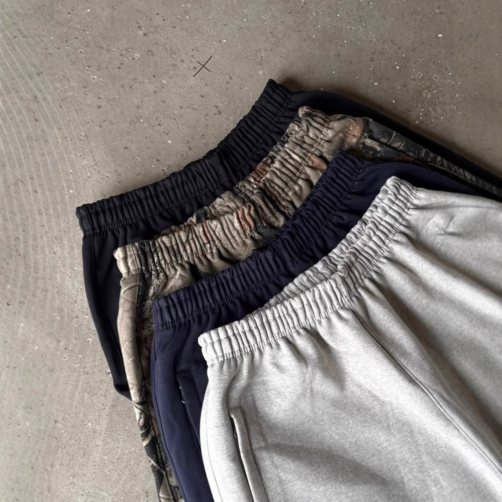 cursive print shorts