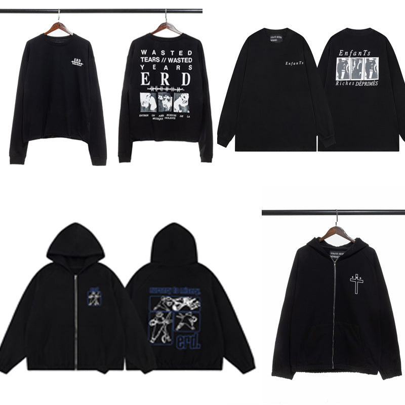 Graffiti long sleeve Hoodie&TEE