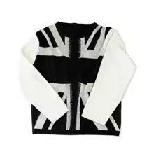Muti graphic print long sleeve