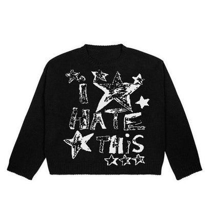 Muti graphic print long sleeve