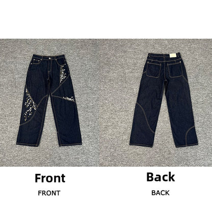 Designer Reconstruct Denim Jeans