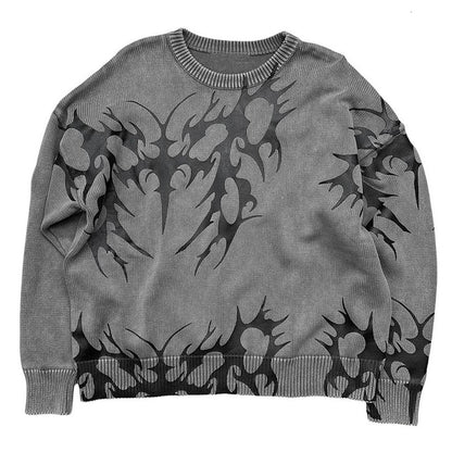 Muti graphic print long sleeve